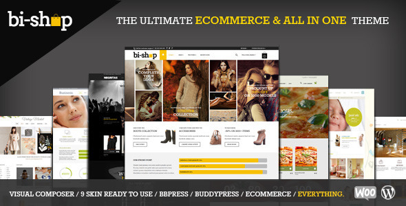 Bi-Shop All In One: Ecommerce & Corporate theme - WooCommerce eCommerce