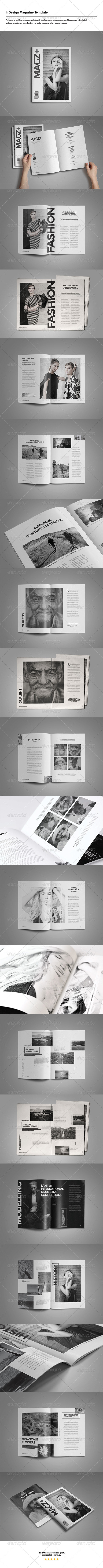 Indesign Magazine Template Indesign Magazine Template
