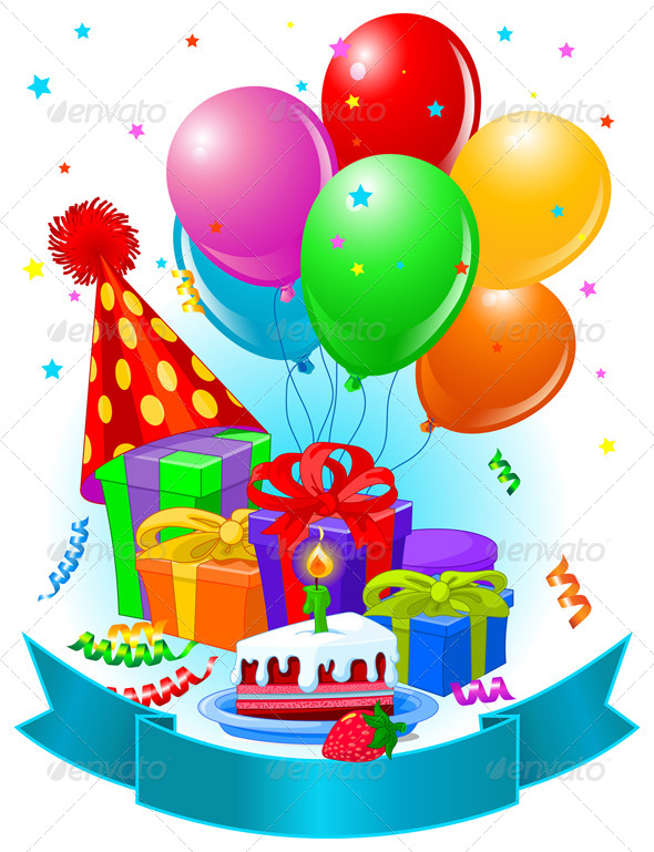 GraphicRiver Birthday Gifts and Decoration 8226173 GraphicRiver Birthday Gifts and Decoration 8226173