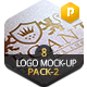 8 photorealistic logo Mock-Up | Pack 2 8 photorealistic logo Mock-Up | Pack 2 - GraphicRiver Item for Sale