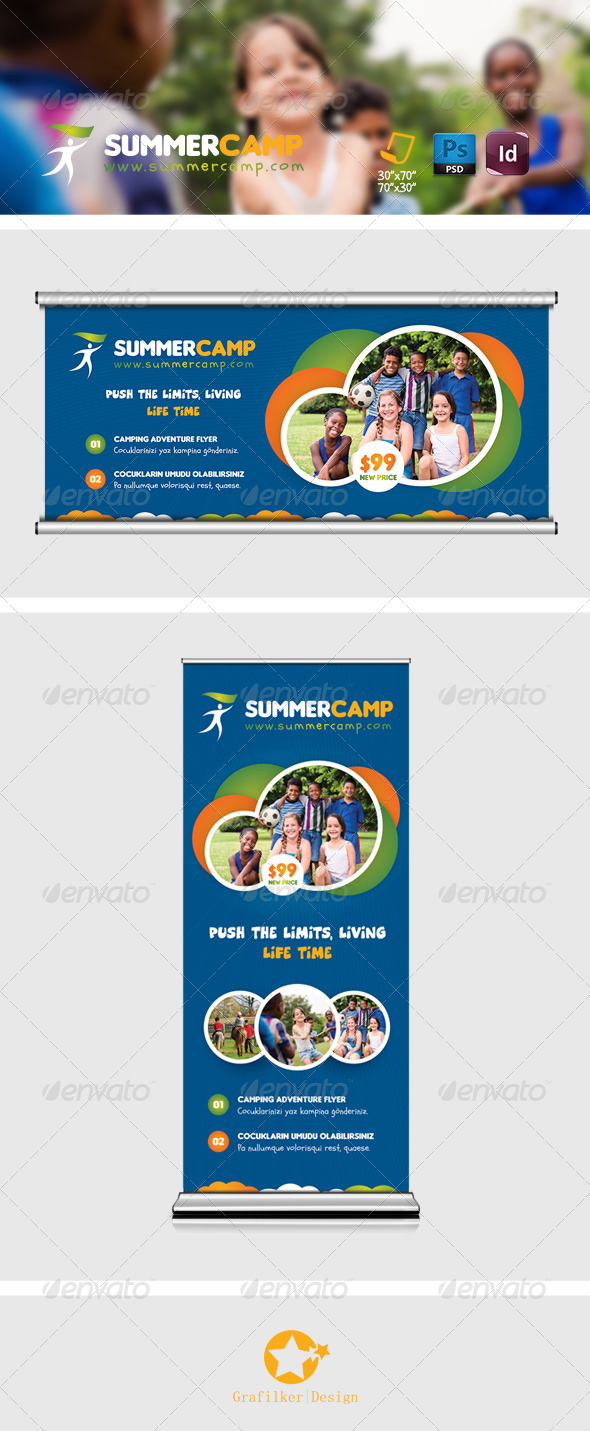 GraphicRiver Summer Camp Billboard Templates 8227403 GraphicRiver Summer Camp Billboard Templates 8227403