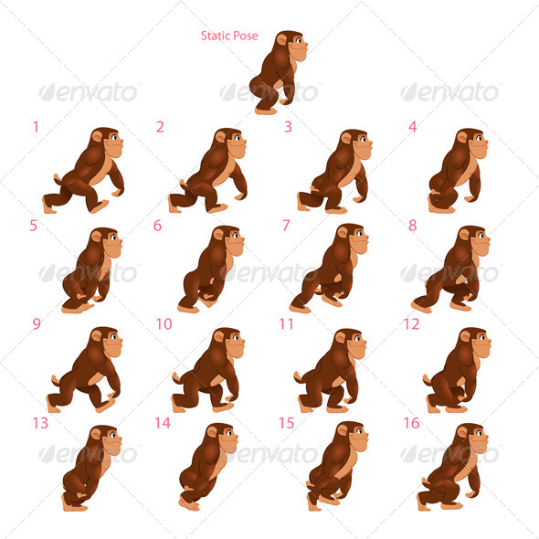 GraphicRiver Animation of Gorilla Walking 8227755 GraphicRiver Animation of Gorilla Walking 8227755