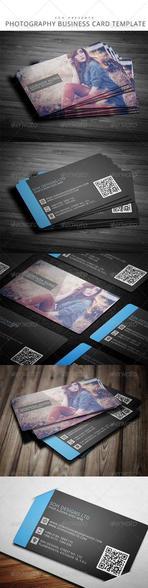 GraphicRiver Photography Business Card Template 8228355 GraphicRiver Photography Business Card Template 8228355