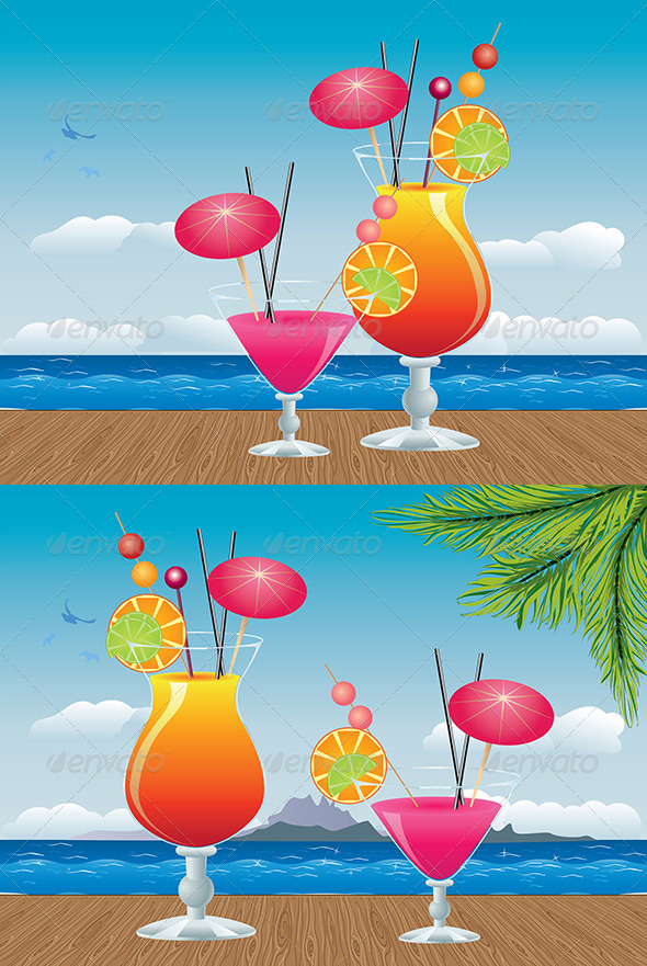 GraphicRiver Cocktail on Wood Table 8228369 GraphicRiver Cocktail on Wood Table 8228369