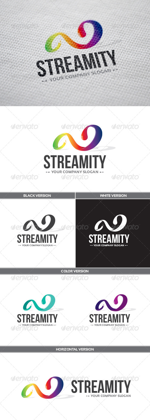 GraphicRiver Streamity Logo 8228438 GraphicRiver Streamity Logo 8228438