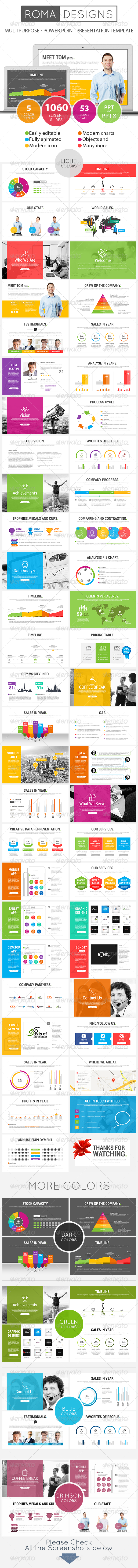 GraphicRiver Roma Power Point Presentation Template 8228860 GraphicRiver Roma Power Point Presentation Template 8228860
