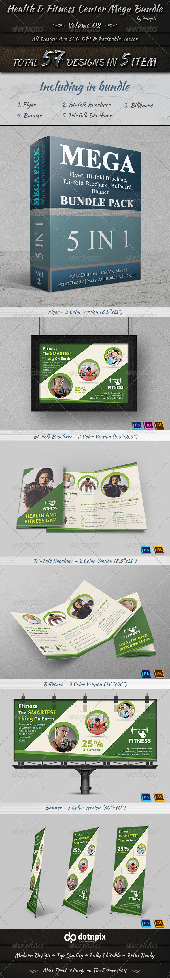 GraphicRiver Health & Fitness Center Mega Bundle Volume 2 8228873 GraphicRiver Health & Fitness Center Mega Bundle Volume 2 8228873