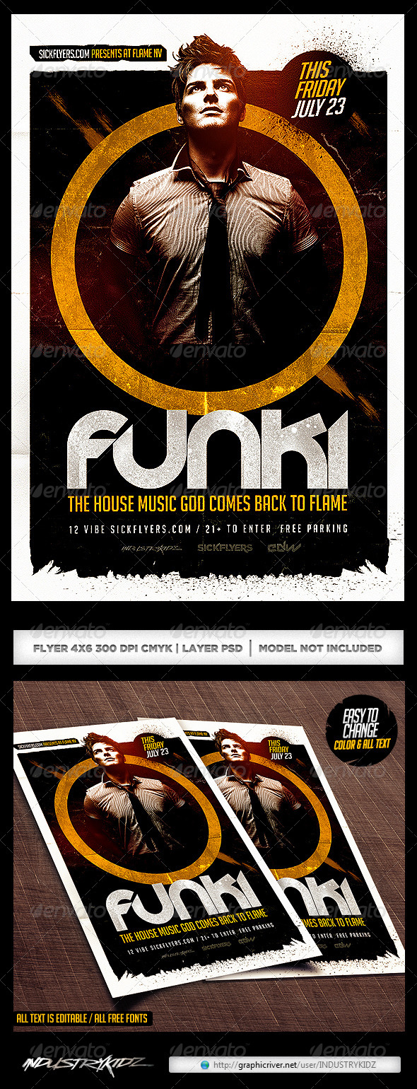 GraphicRiver DJ Flyer Template PSD 8228936 GraphicRiver DJ Flyer Template PSD 8228936