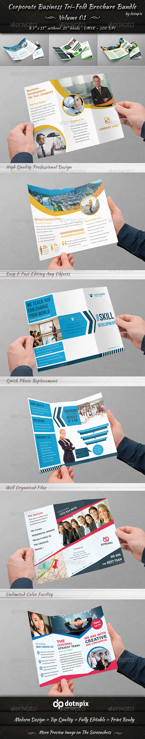 GraphicRiver Corporate Business Tri-Fold Brochure Bundle v1 8229386 GraphicRiver Corporate Business Tri-Fold Brochure Bundle v1 8229386