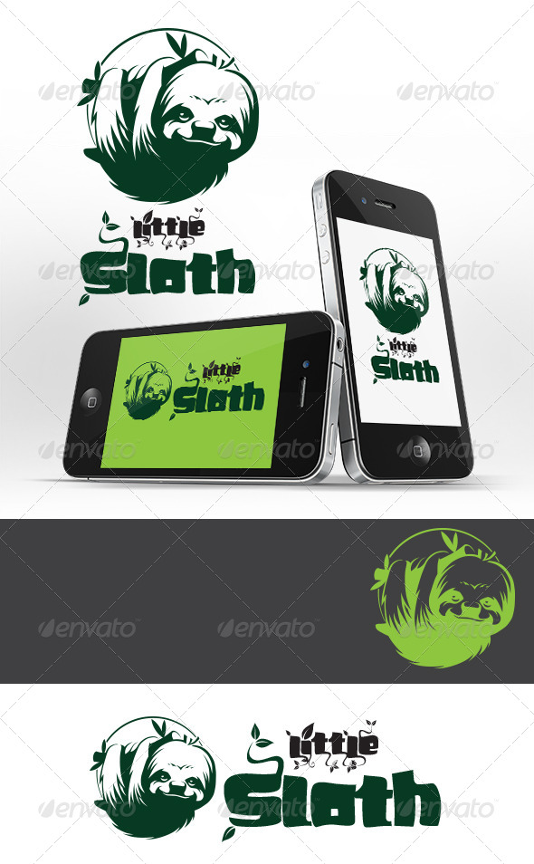 GraphicRiver Little Sloth Logo Template 8229456 GraphicRiver Little Sloth Logo Template 8229456