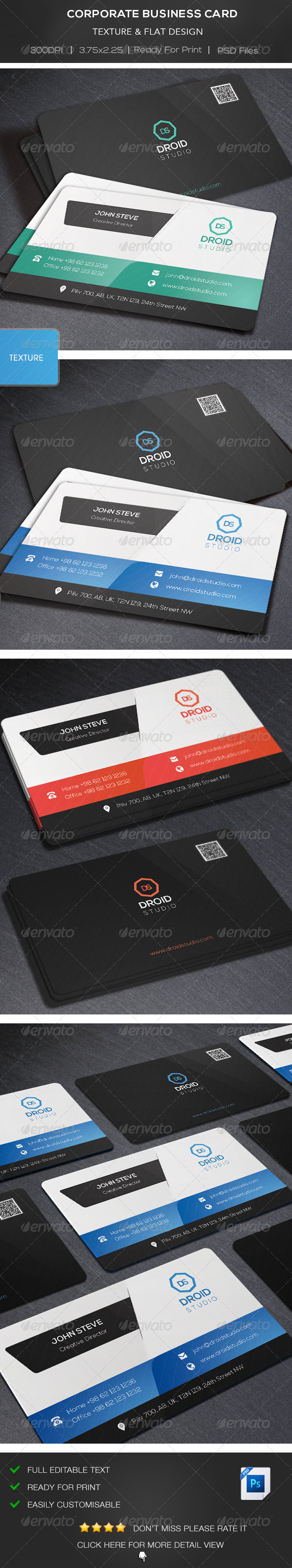 GraphicRiver Corporate Business Card 8229615 GraphicRiver Corporate Business Card 8229615