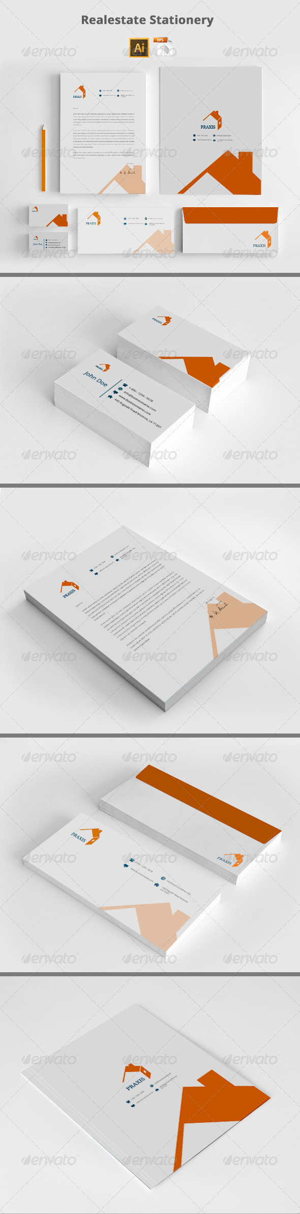 GraphicRiver Realestate Stationery Templates 8207533 GraphicRiver Realestate Stationery Templates 8207533