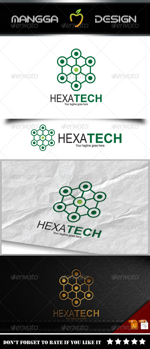 GraphicRiver Hexa Tech Logo 8230384 GraphicRiver Hexa Tech Logo 8230384