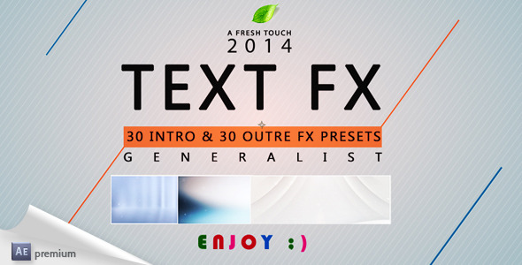 Text Fx Generalist