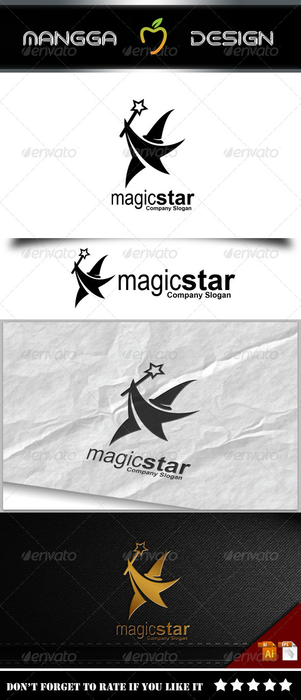 GraphicRiver Magic Star Logo 8231163 GraphicRiver Magic Star Logo 8231163