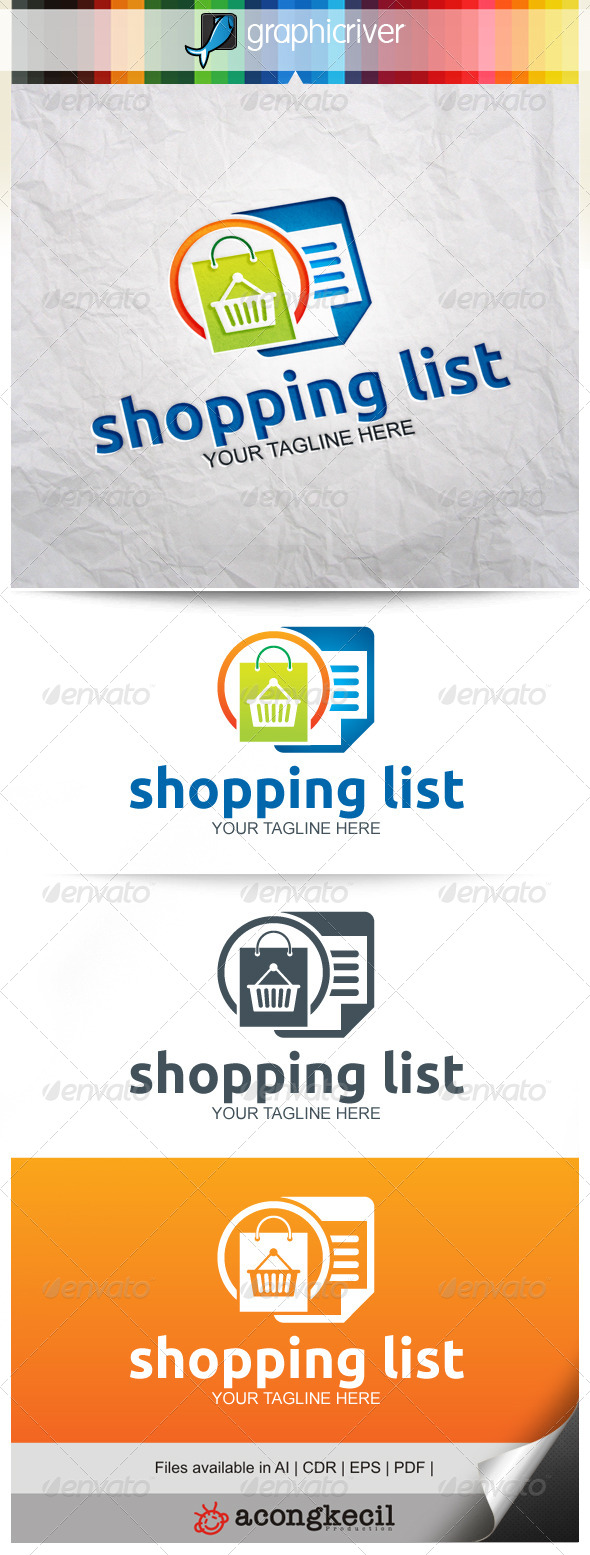 GraphicRiver Shopping List 8231371 GraphicRiver Shopping List 8231371
