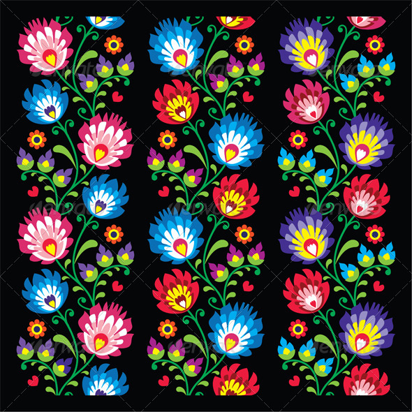 GraphicRiver Seamless Long Polish Folk Art Pattern 8231431 GraphicRiver Seamless Long Polish Folk Art Pattern 8231431
