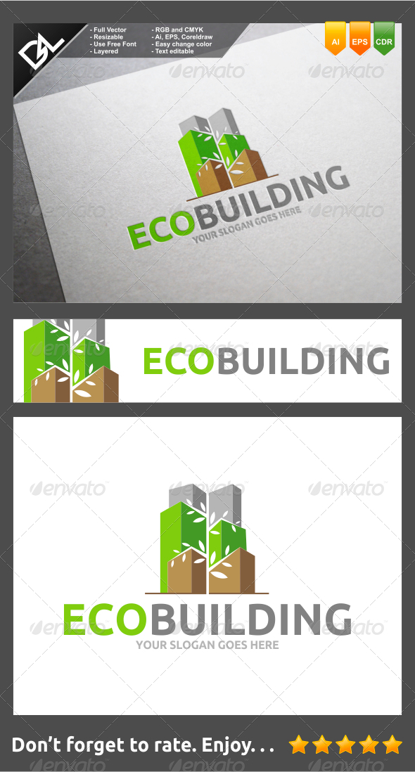GraphicRiver Eco Building 8231962 GraphicRiver Eco Building 8231962