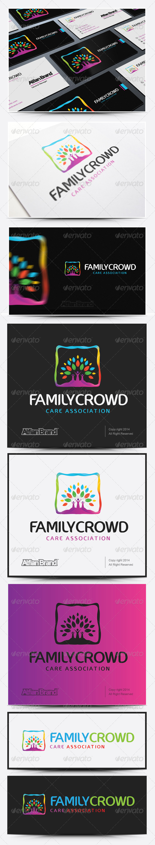 GraphicRiver Family Crowd Logo 8218876 GraphicRiver Family Crowd Logo 8218876