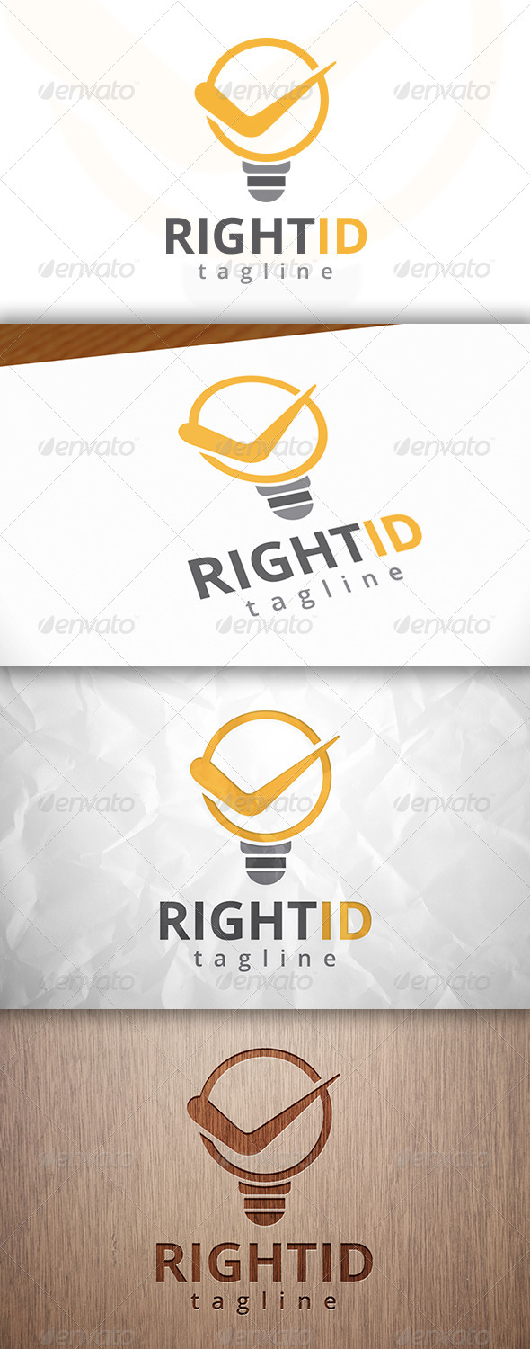GraphicRiver Right Idea Logo 8232171 GraphicRiver Right Idea Logo 8232171