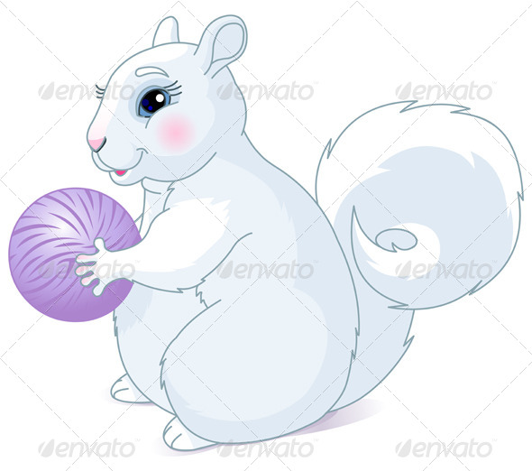GraphicRiver White Squirrel 8232357 GraphicRiver White Squirrel 8232357