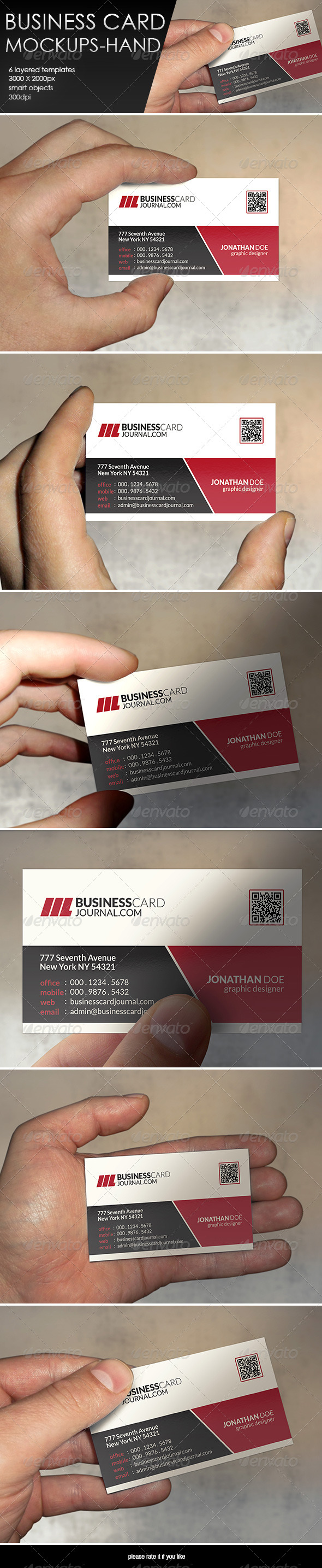 GraphicRiver Business Card MockUp-Hand 8232625 GraphicRiver Business Card MockUp-Hand 8232625