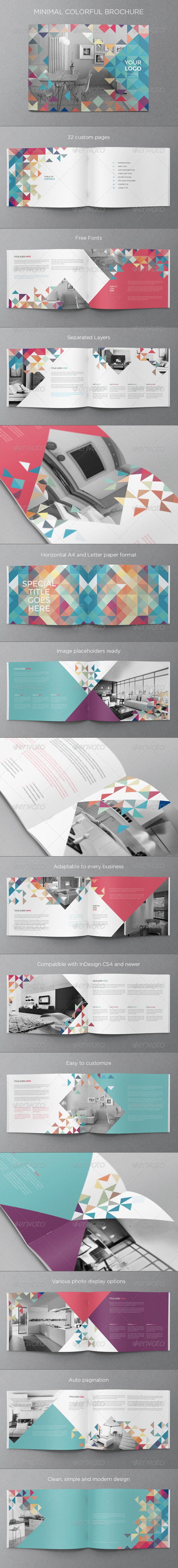 GraphicRiver Minimal Colorful Brochure 8232684 GraphicRiver Minimal Colorful Brochure 8232684