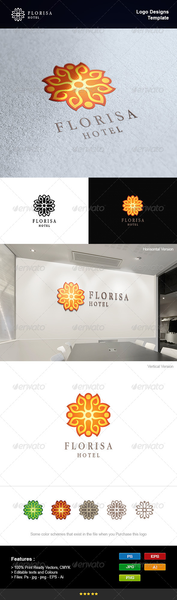 GraphicRiver Florist Hotel 8232804 GraphicRiver Florist Hotel 8232804