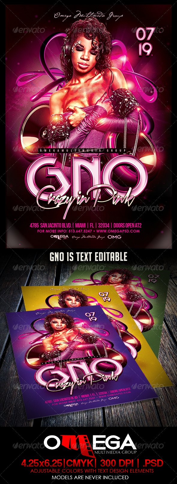 GraphicRiver GNO Crazy In Pink 8232922 GraphicRiver GNO Crazy In Pink 8232922