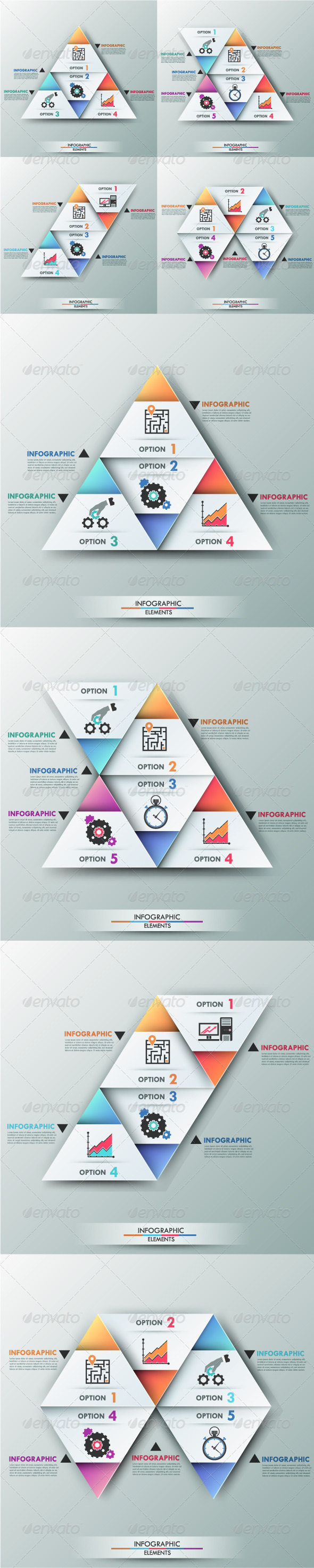 GraphicRiver Set of 4 Modern Infographic Options Templates 8232925 GraphicRiver Set of 4 Modern Infographic Options Templates 8232925