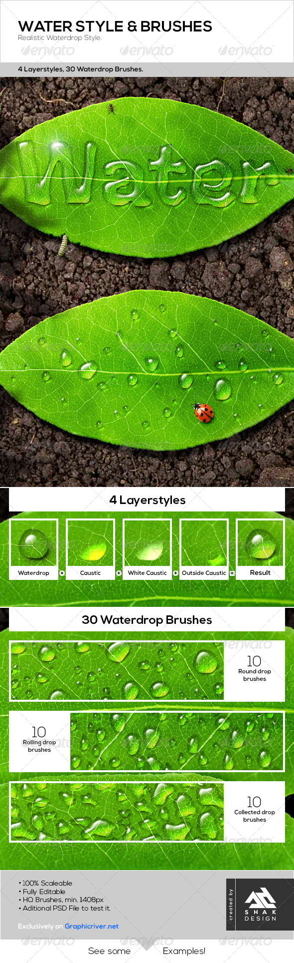 GraphicRiver Water Style & Brushes 8233336 GraphicRiver Water Style & Brushes 8233336