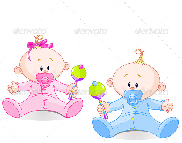 GraphicRiver Sweet Twins 8233480 GraphicRiver Sweet Twins 8233480