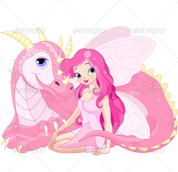 Magic Dragon and Fairy