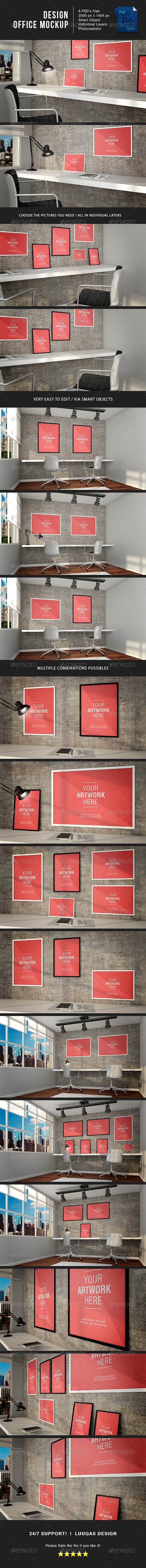 GraphicRiver Design Office MockUp 8234320 GraphicRiver Design Office MockUp 8234320