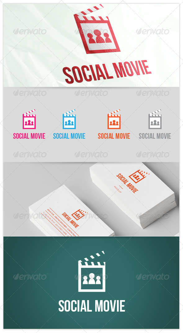 GraphicRiver Social Movie Tube Streaming People Logo 8234368 GraphicRiver Social Movie Tube Streaming People Logo 8234368