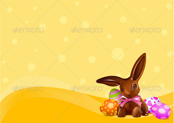 GraphicRiver Easter Chocolate Bunny 8234564 GraphicRiver Easter Chocolate Bunny 8234564
