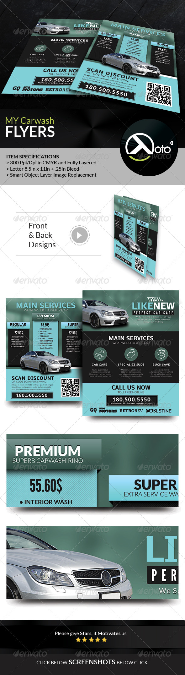 GraphicRiver MY Automobile Carwash Service Flyers 8220765 GraphicRiver MY Automobile Carwash Service Flyers 8220765