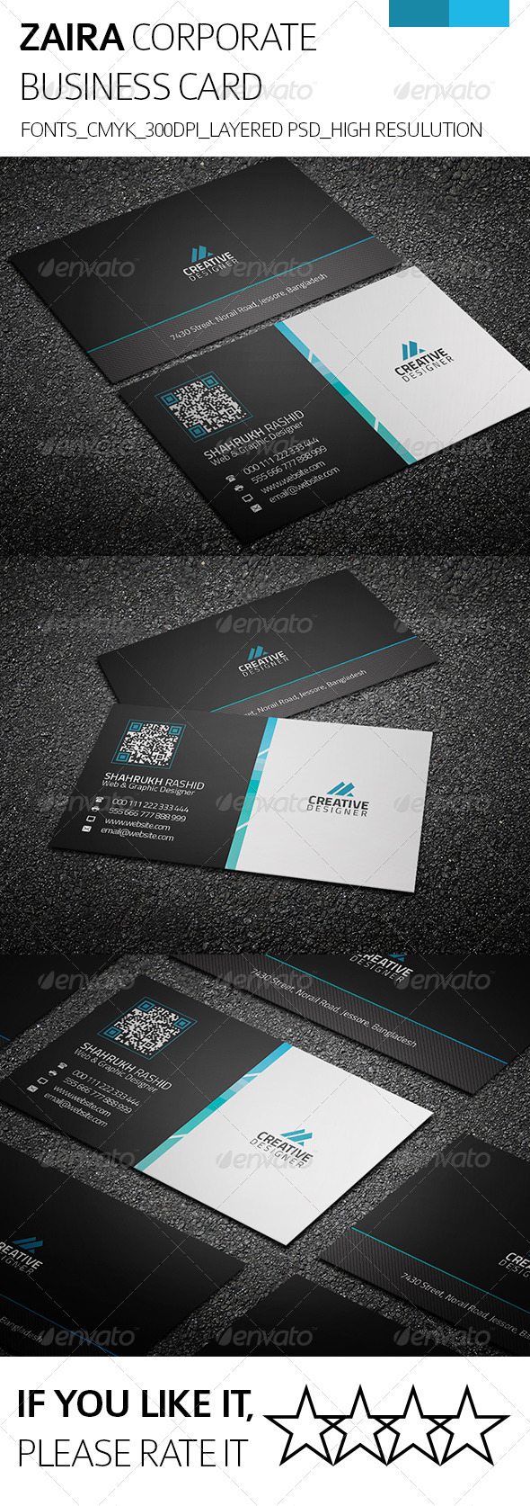 GraphicRiver Zaira & Corporate Business Card 8228390 GraphicRiver Zaira & Corporate Business Card 8228390