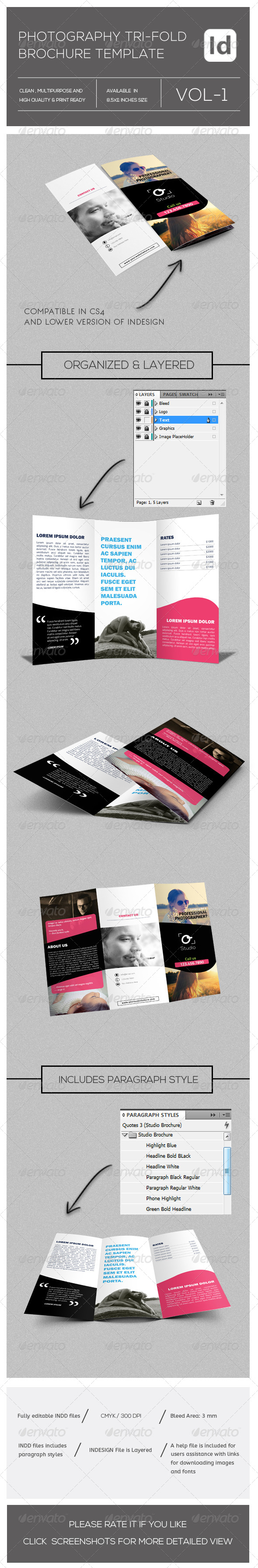 GraphicRiver Modern Photography Portfolio Tri-Fold Brochure 8183242 GraphicRiver Modern Photography Portfolio Tri-Fold Brochure 8183242