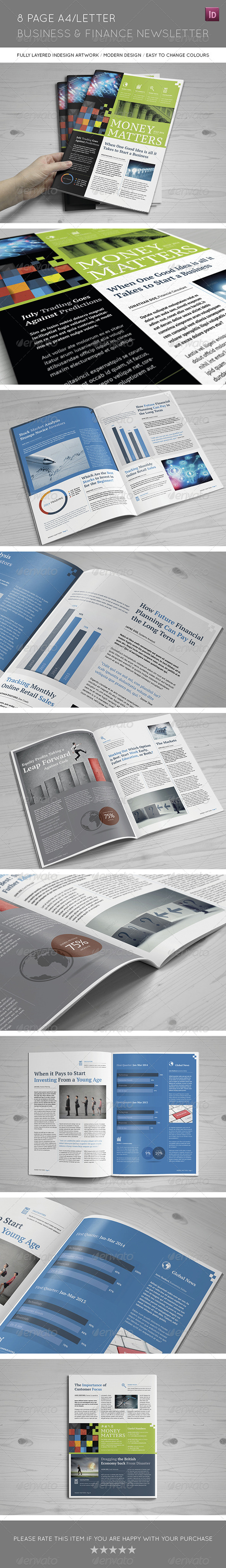 8 Page A4 Letter Business and Finance Newsletter 8 Page A4 Letter Business and Finance Newsletter