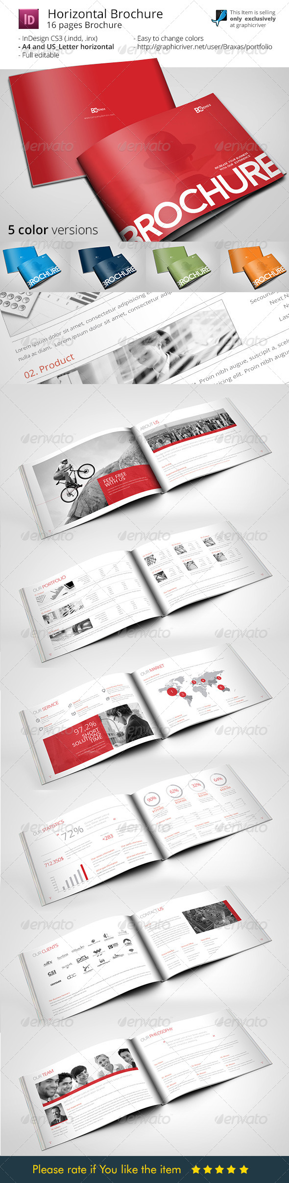 GraphicRiver Business Brochure Horizontal 8173740 GraphicRiver Business Brochure Horizontal 8173740