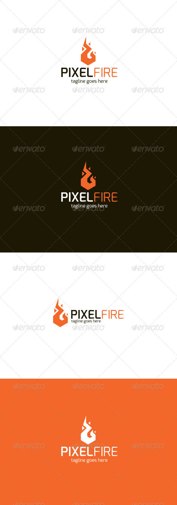 Pixel Fire Logo