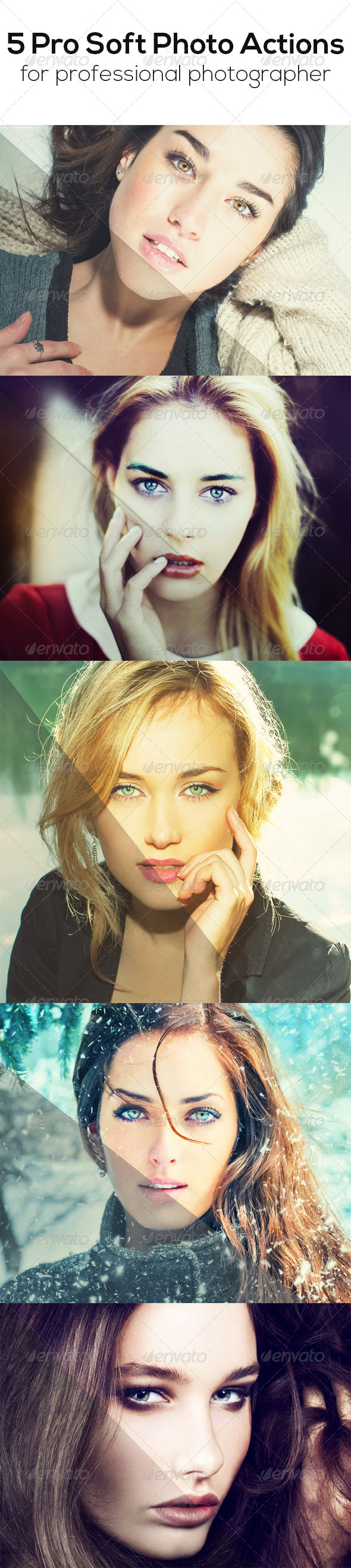GraphicRiver 5 Pro Soft Photo Actions 8241606 GraphicRiver 5 Pro Soft Photo Actions 8241606