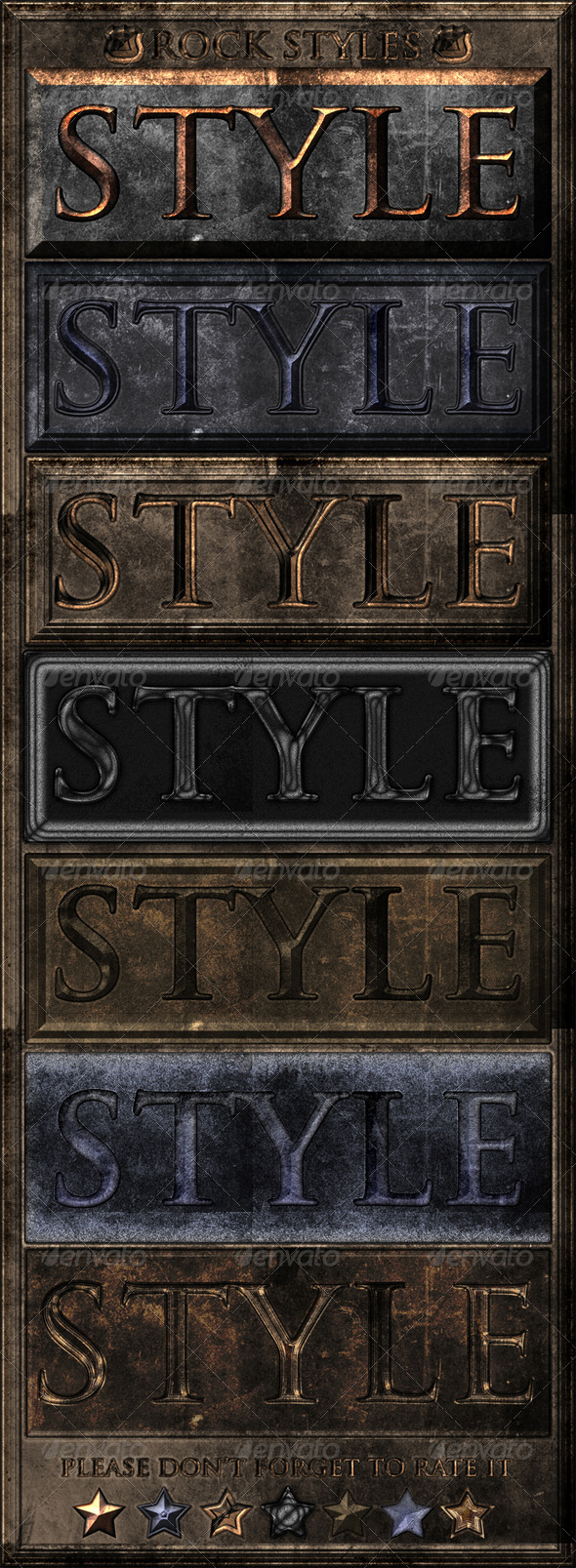 GraphicRiver 7-Styles Of Rock 8241884 GraphicRiver 7-Styles Of Rock 8241884