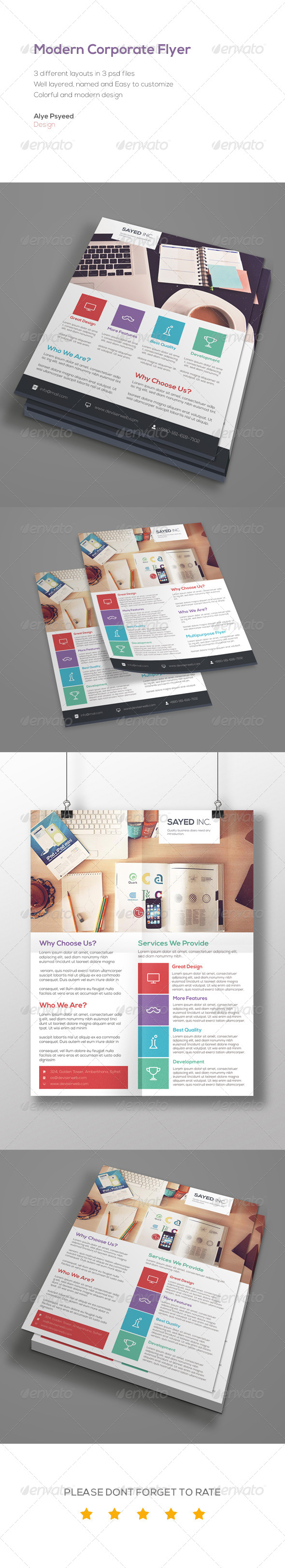 GraphicRiver Modern Corporate Flyer 8241999 GraphicRiver Modern Corporate Flyer 8241999