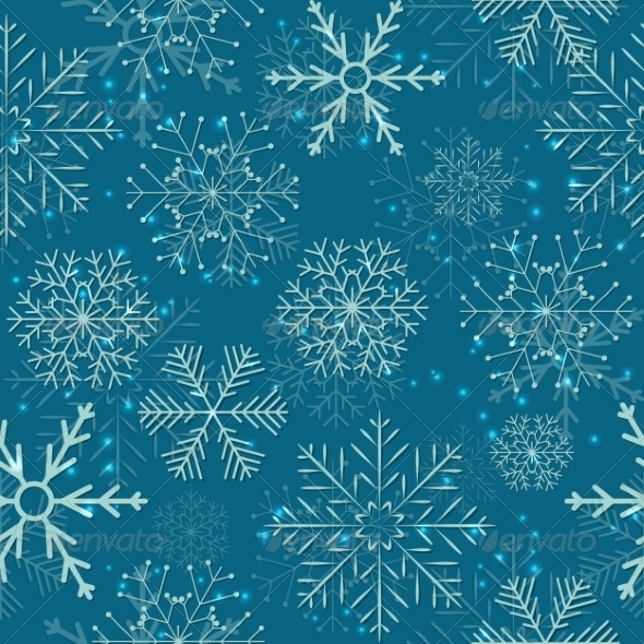 GraphicRiver Seamless Snowflakes Background 8242082 GraphicRiver Seamless Snowflakes Background 8242082