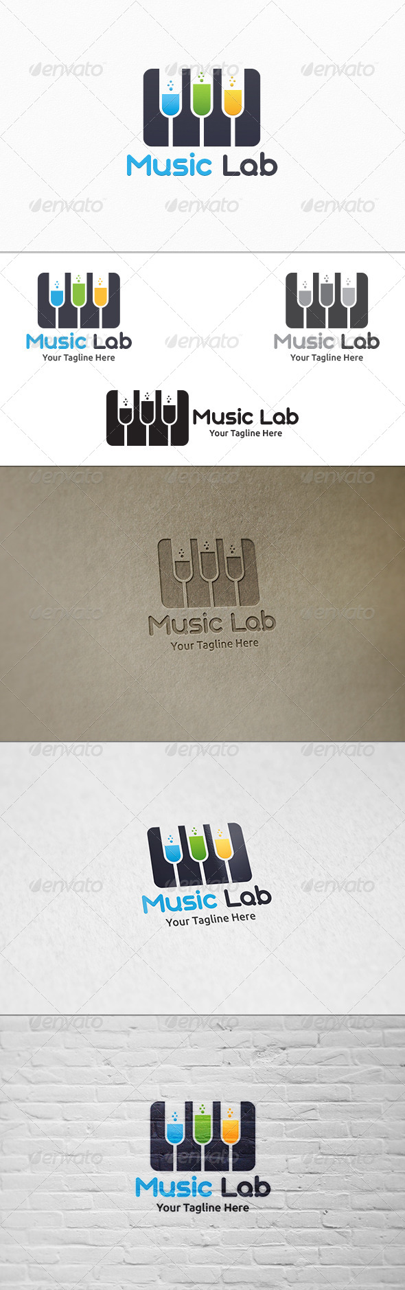 Music Lab Logo Template Music Lab Logo Template