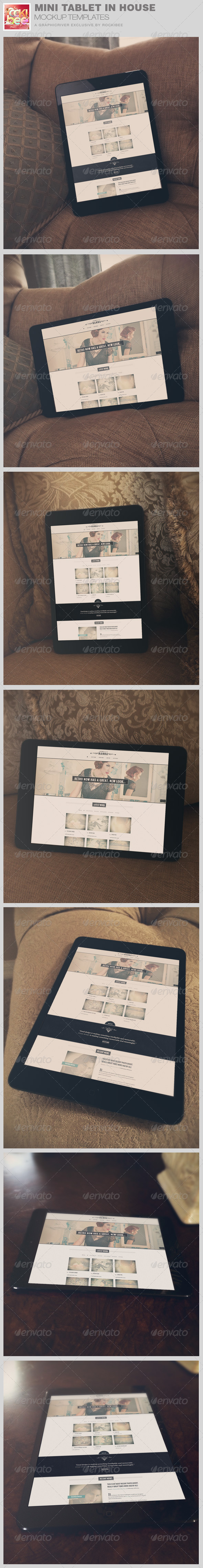 GraphicRiver Mini Tablet in House Mockup Template 8232785 GraphicRiver Mini Tablet in House Mockup Template 8232785