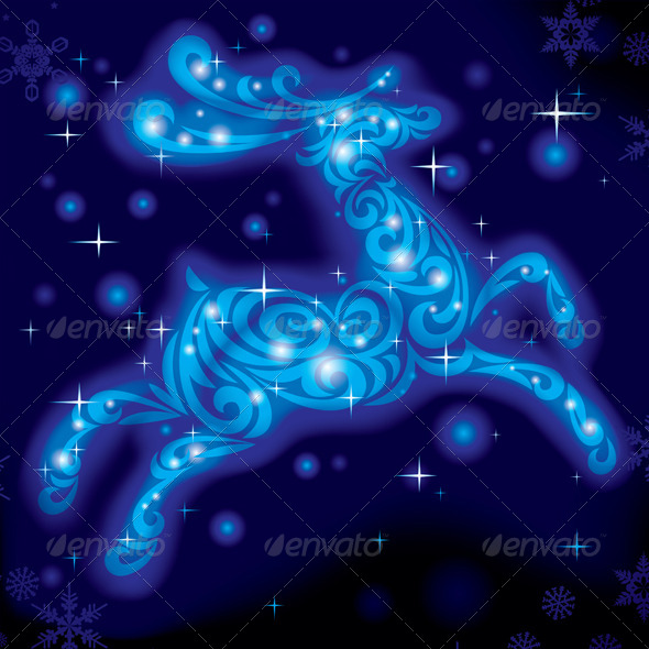 GraphicRiver Christmas Deer 8242470 GraphicRiver Christmas Deer 8242470
