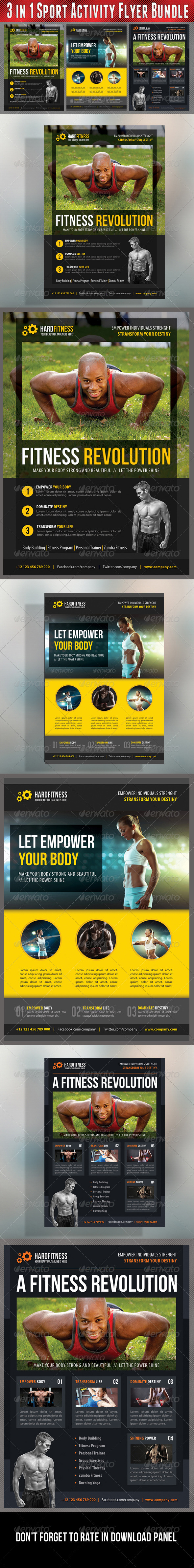GraphicRiver 3 in 1 Sport Activity Flyer Bundle 09 8242476 GraphicRiver 3 in 1 Sport Activity Flyer Bundle 09 8242476